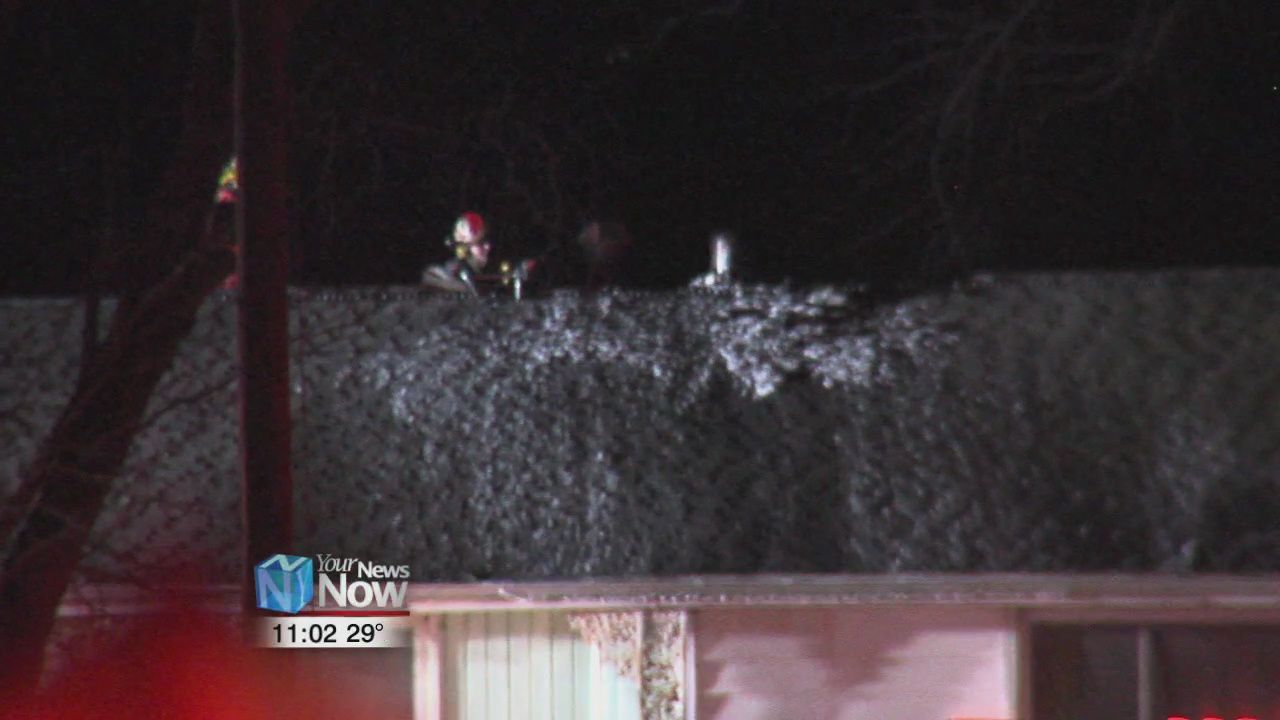 Multiple crews called in to assist with a house fire north of St. Marys